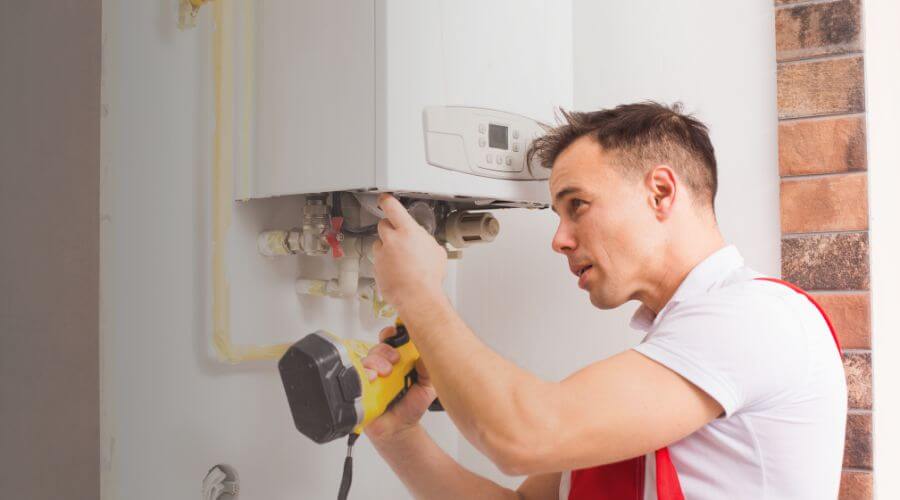 Local tankless water heater installation in Springport, IN